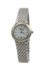 J.Chevalier Damenuhr Quarz mit Datumsanzeige und neuer Batterie