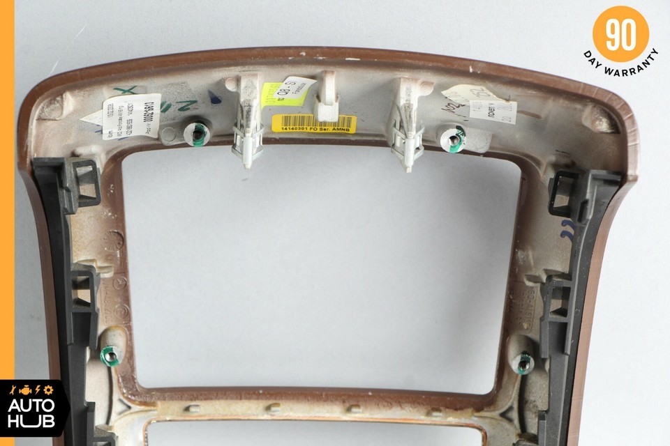 07-13 Mercedes W221 S550 S63 Center Console Rear AC Control Trim Bezel ...