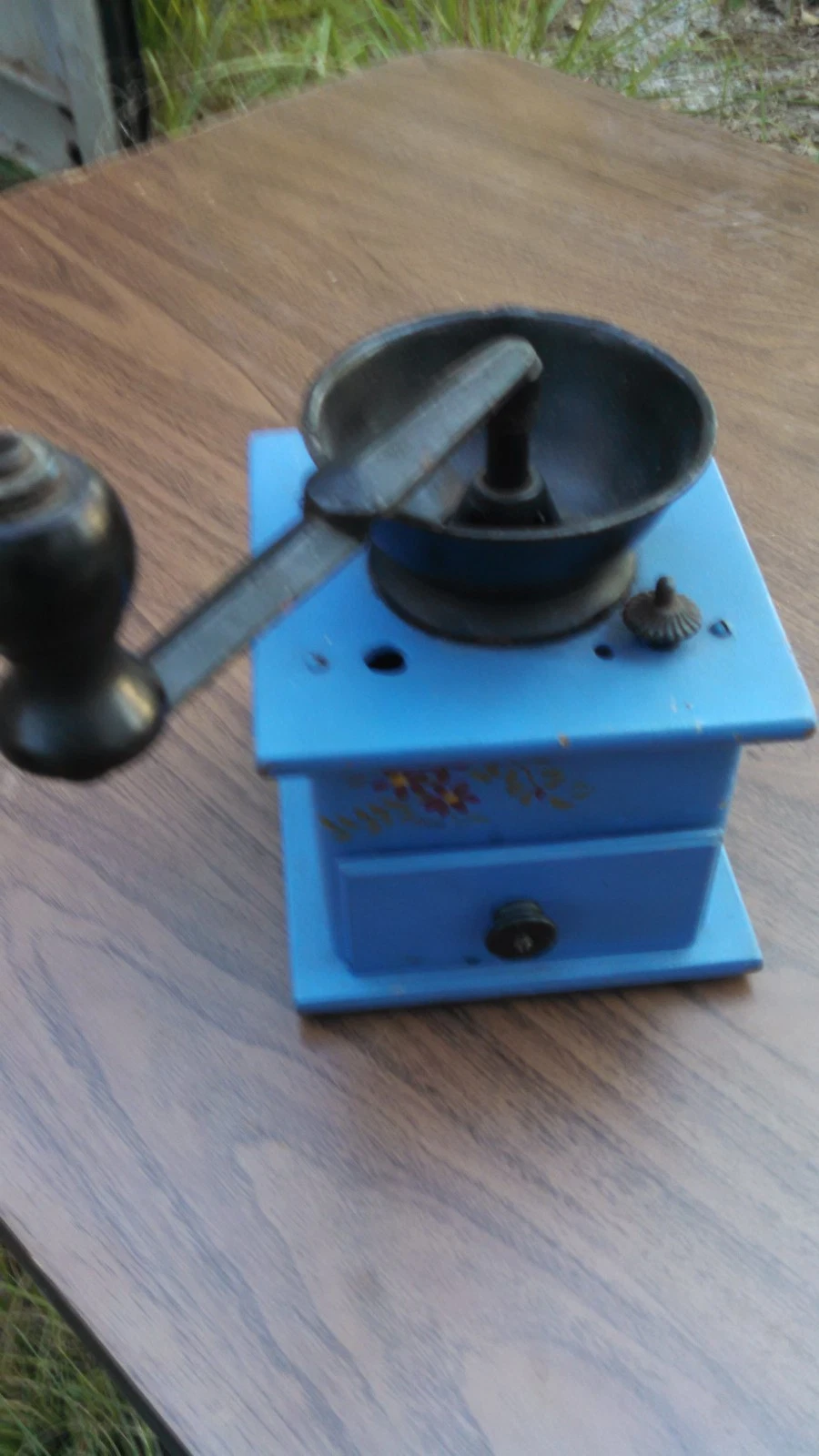 Coffee Beans Grains, or Spices Grinding Mill - Is An Antique - Yet Works Great!!