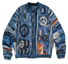 KAPITAL 7G BORO Gaudy sweater knit brand new navy made in Japan