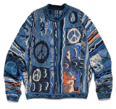 KAPITAL 7G BORO Gaudy sweater knit brand new navy made in KAPITAL 7G BORO Gaudy sweater knit brand new navy made in
