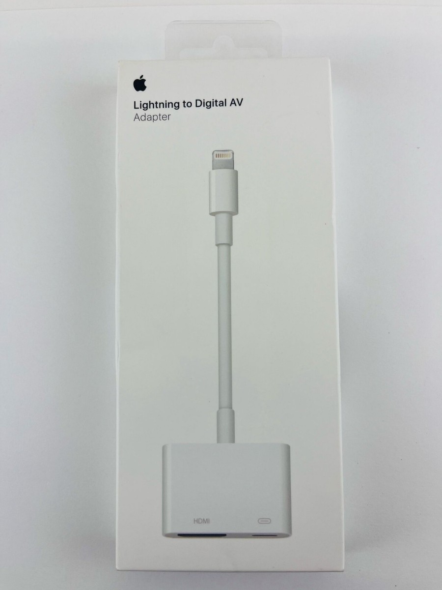 Genuine Apple iPhone to HDMI Digital AV Adapter | MD826AM/A