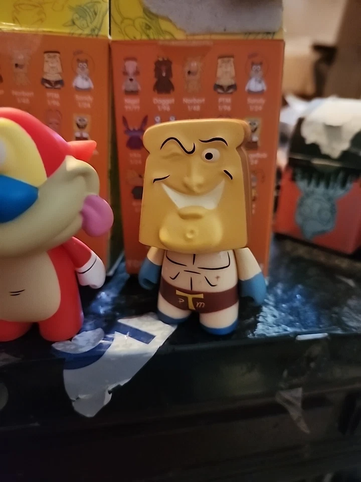 Kidrobot 90s Nickelodeon series 1 ren and stimpy set W/PTM Mint With Boxes - Image 2 of 3