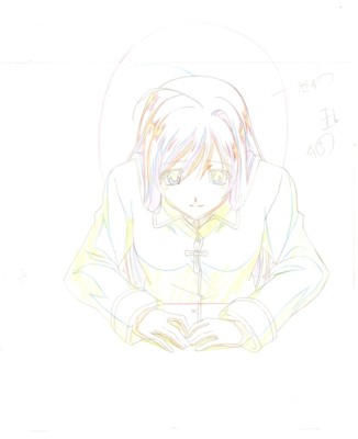 Anime Genga not Cel Rosario + Vampire #147