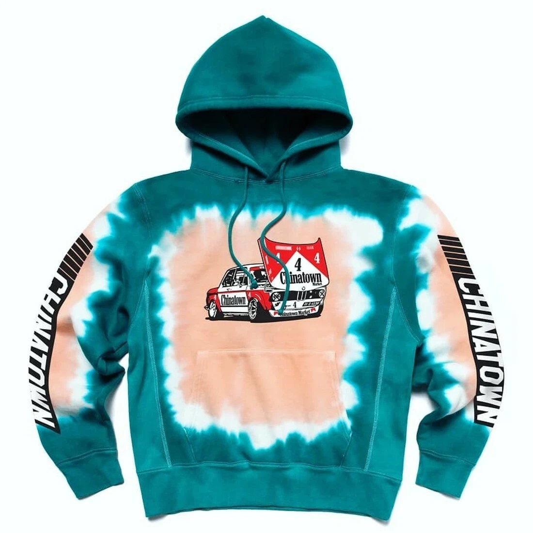 Chinatown Market Racing Tie Dye Hoodie Size XXL FAST SHIPPING
