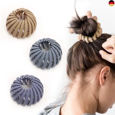 3 Stück Haarspangen für Damen, Vintage Vogelnest Haarklammern Große Haarclips Ha