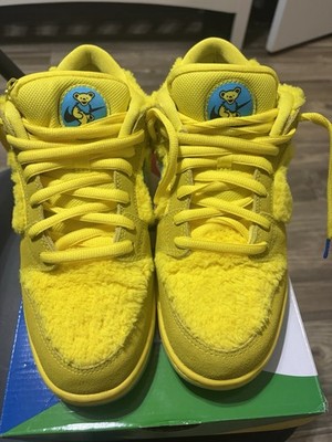 Nike Dunk Low Sb Grateful Dead Yellow Size 10.5