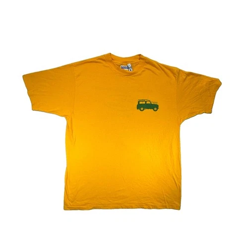 Land Rover Logo Single Stitch XL Orange Jeep O 1980s vintage concert t-shirt, vintage, size XL, single stitch, B+ condition