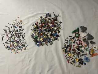 Lego Lot With Minifigures Figure Parts Lego Weapons And Unique Rare Pieces