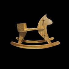 Haunted Wooden Rocking Horse 6” Spirit Bramble Gentle Child Guardian Energy