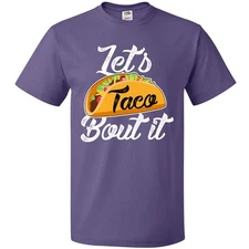 Inktastic Lets Taco Bout It T-Shirt Cinco De Mayo Tacos Celebration Holiday Mens