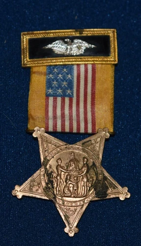 Antique 1861-1866 GAR Civil War Veterans Medal Officers