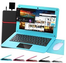 Laptop Computer(10.1 inch), Quad Core Powered by Android 12.0, Netbook Blue