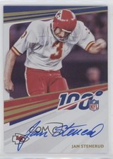 2020 Panini Chronicles NFL 100 Signatures Jan Stenerud #N100-JS Auto HOF 0vf5