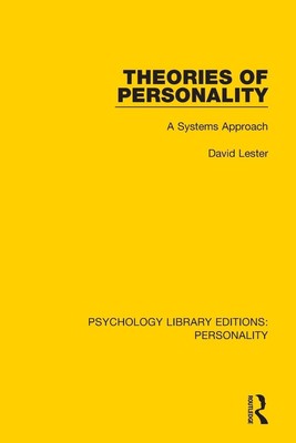 Theories of Personality A Systems Approach David Lester Taschenbuch Englisch