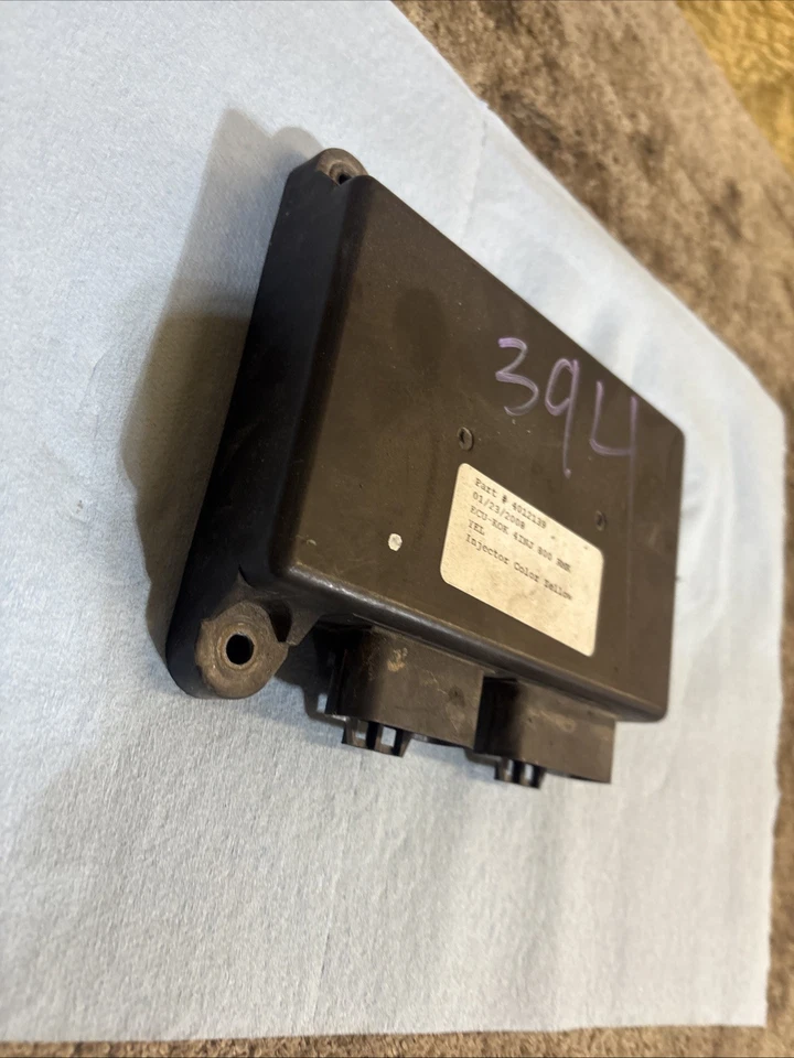 2008 Polaris RMK 800 computer ECU 4012139 yellow injector 394 - Image 4 of 4