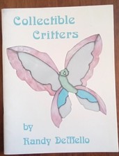 COLLECTIBLE CRITTERS 1989 Stained Glass Pattern Book by Randy DeMello
