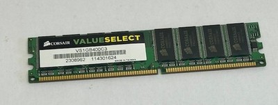 1GB Corsair VS1GB400 PC3200U 400MHz DDR1 Non-ECC Computer Speichermodul