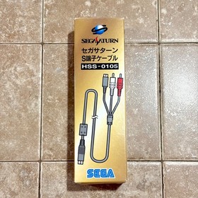 OEM S Video Cable HSS-0105 Sega Saturn TESTED, Year warranty JPN US Seller