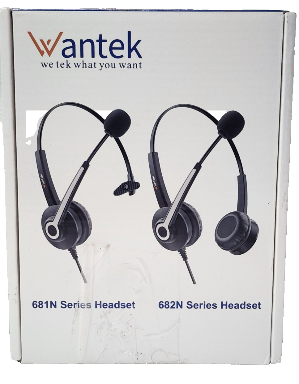 Wantek USB Headset for PC/Laptop Computer Wired Headset w/Noise Cancelling-A682N