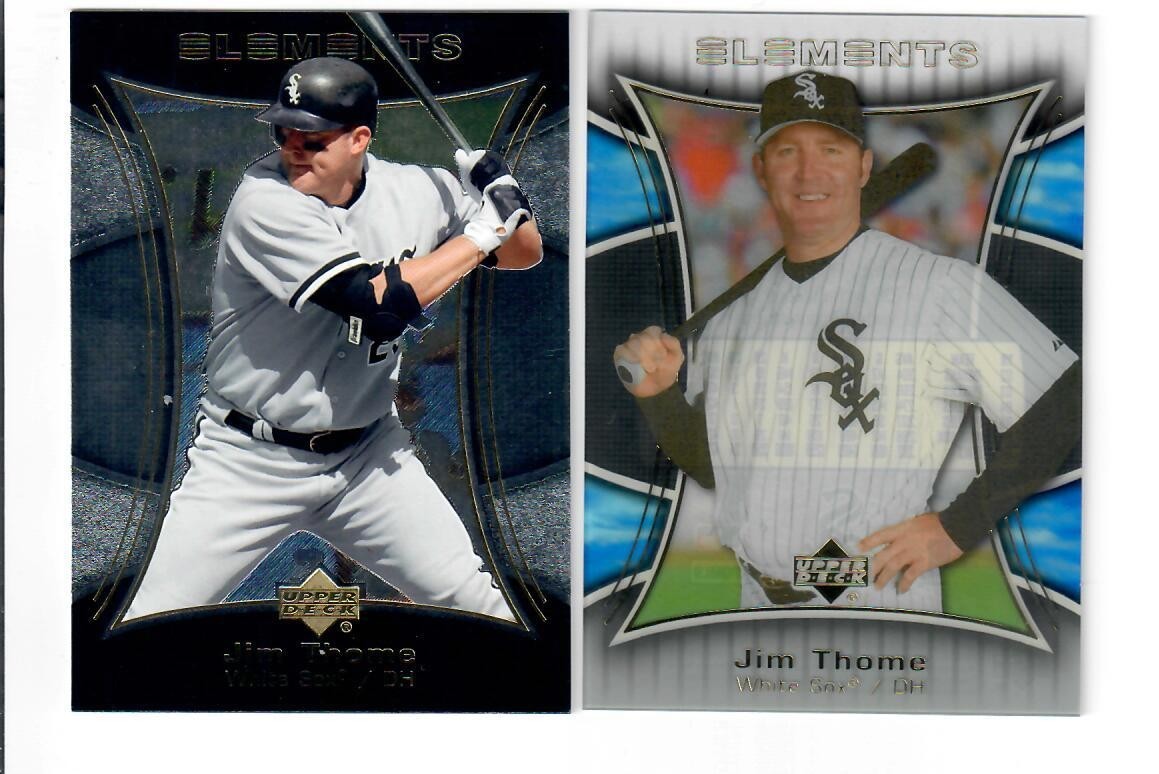 2 - 2007 Upper Deck Elements - Jim Thome  Cards  White Sox