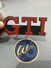 Vw Mk1 Mk2 Golf Gti Front Grille Emblem Badge Oem Vintage
