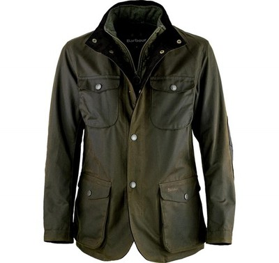 Barbour Ogston Gewachste Jacke MWX0700OL51 Olive Herren