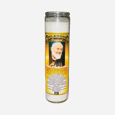 Santo Padre Pio Veladora - Saint Padre Pio Candle