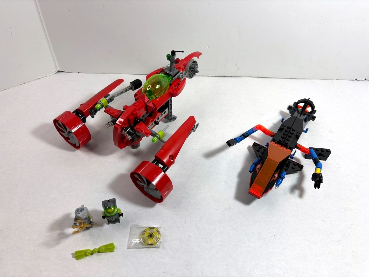 シーフード LEGO Atlantis: Typhoon Turbo Sub 8060 (2010) + Deep Sea Predator