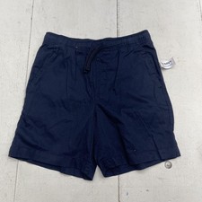 Old Navy Dock Shorts Boys XL 14-16 Navy Chino Elastic Waist Drawstring