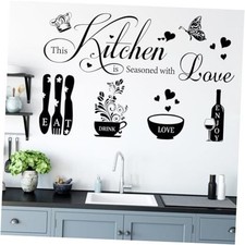 Kitchen Wall Stickers Kitchen Quotes Wall Decals Kitchen Dining Room Wall