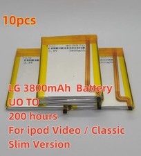 10pcs 3800mAh Battery Upgrade replacement for iPod Classic 6 7 Video 5 5.5 LOT