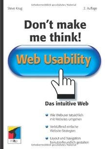 Dont make me think!: Web Usability: Das intuitive ... | Buch | Zustand sehr gut