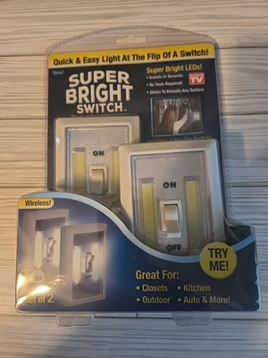 #ad #ad Super Bright Light Switch As Seen On TV Set Of Two. Closets Kitchen New $16.99