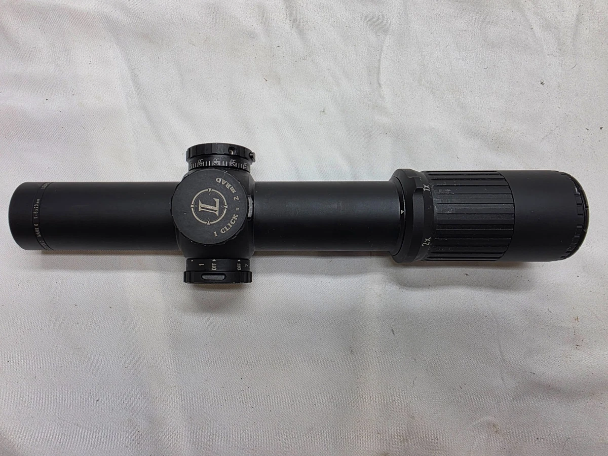 Leupold Black Hunting Rifle Scopes 6x Maximum Magnification for