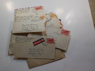 22 WW2 Letters Meerholz Germany 2nd Armored Division WWII