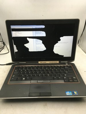 DELL LATITUDE E6320 - BOOTS TO BIOS/BAD LCD - INTEL I3 2ND GEN - NO RAM -READ-BB
