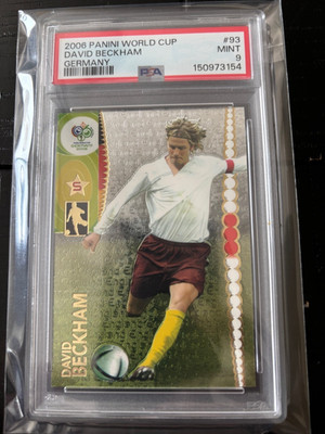2006 Panini World Cup Germany David Beckham #93 England PSA 9 | eBay