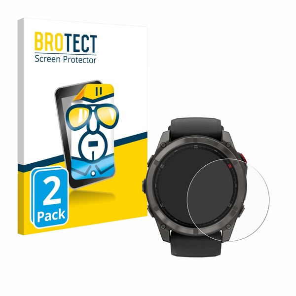 2X Display Schutz Folie FüR Garmin Fenix 8 Pro Microled (51 Mm) ZubehöR-image