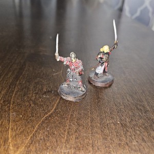 Theoden And Eomer Middle Earth Strategy Battle Game Metal Miniatures