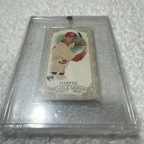 2012 Bryce Harper Topps Allen & Ginter Mini Gold Filigree Border Rookie RC SP