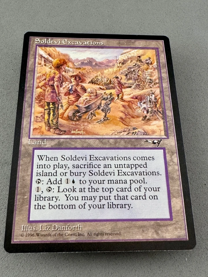 Soldevi Excavations Alliances Regular MTG—Never Played NM—Vintage—Reserve List - Image 3 of 4