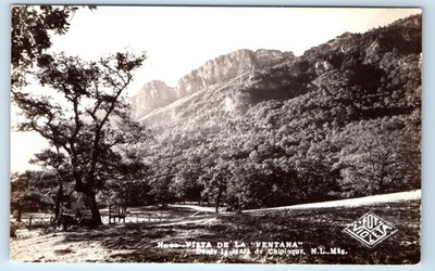 RPPC Vista de la Ventana - MEXICO Postcard