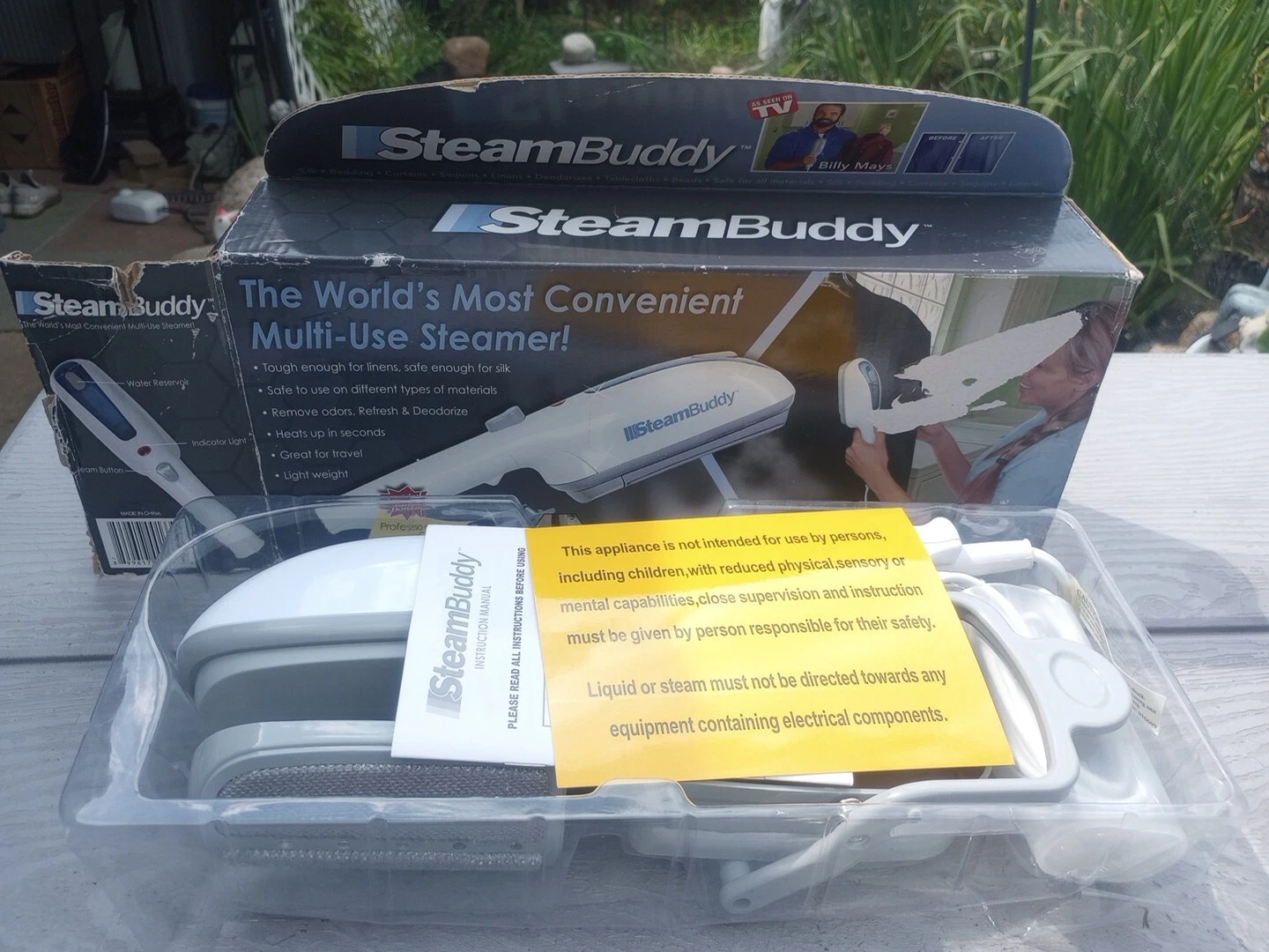 Steam Buddy World's Most Convenient Multi-use Steamer As Seen On TV