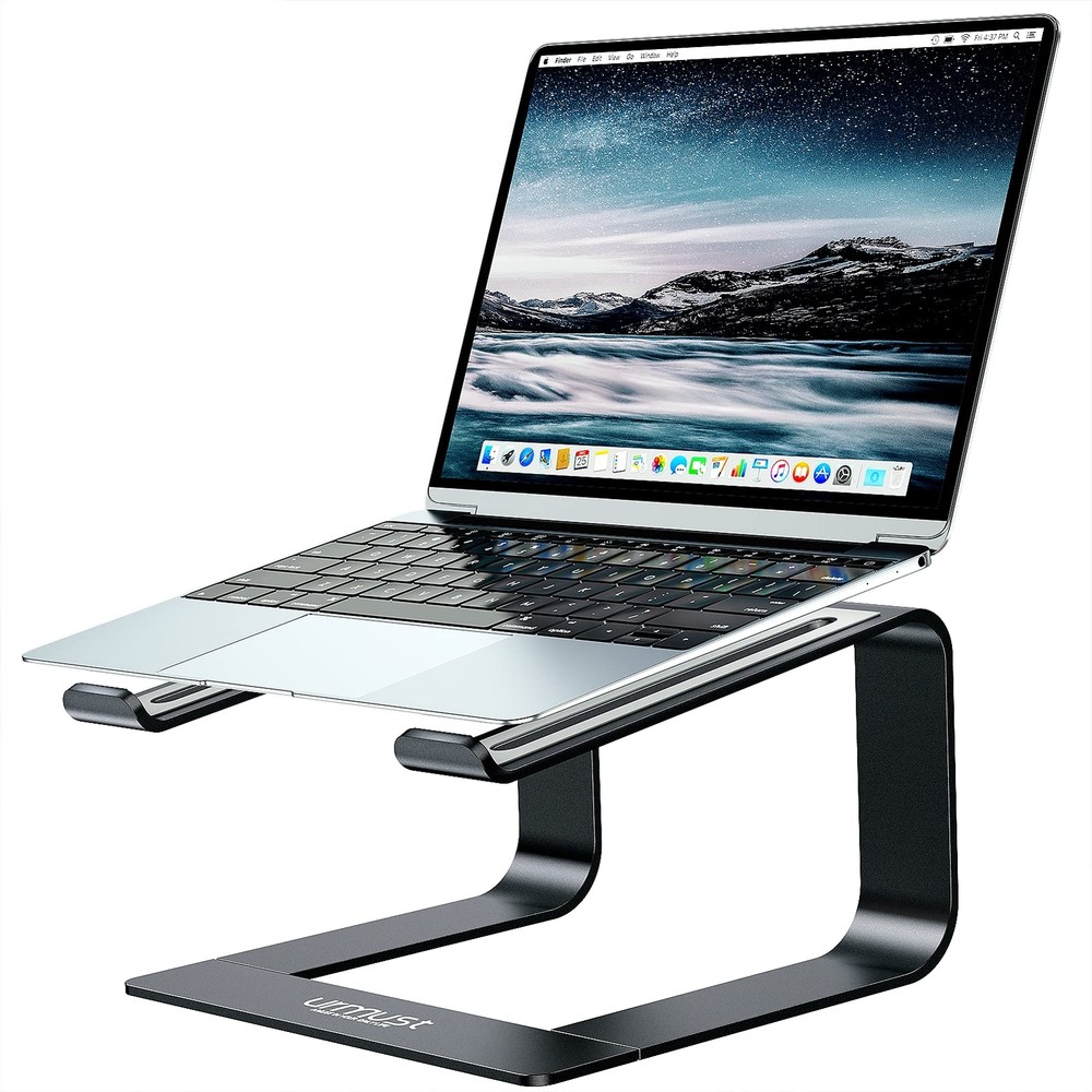 Aluminum Laptop Stand for Desk Ergonomic Riser Holder Notebook Computer Stand