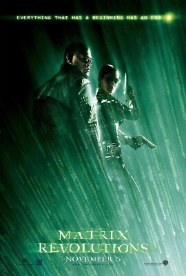 The Matrix Revolutions (Morpheus & Trinity) (2003) Filmposter