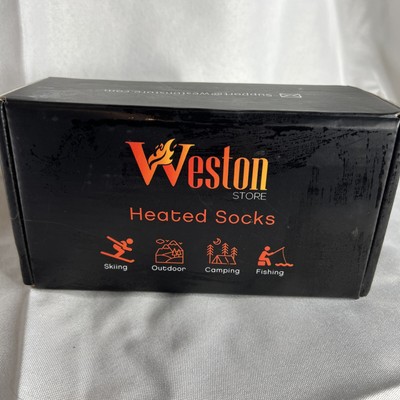 Weston Heated Socks Outdoors Hunting Camping Fishing BRAND NEW
