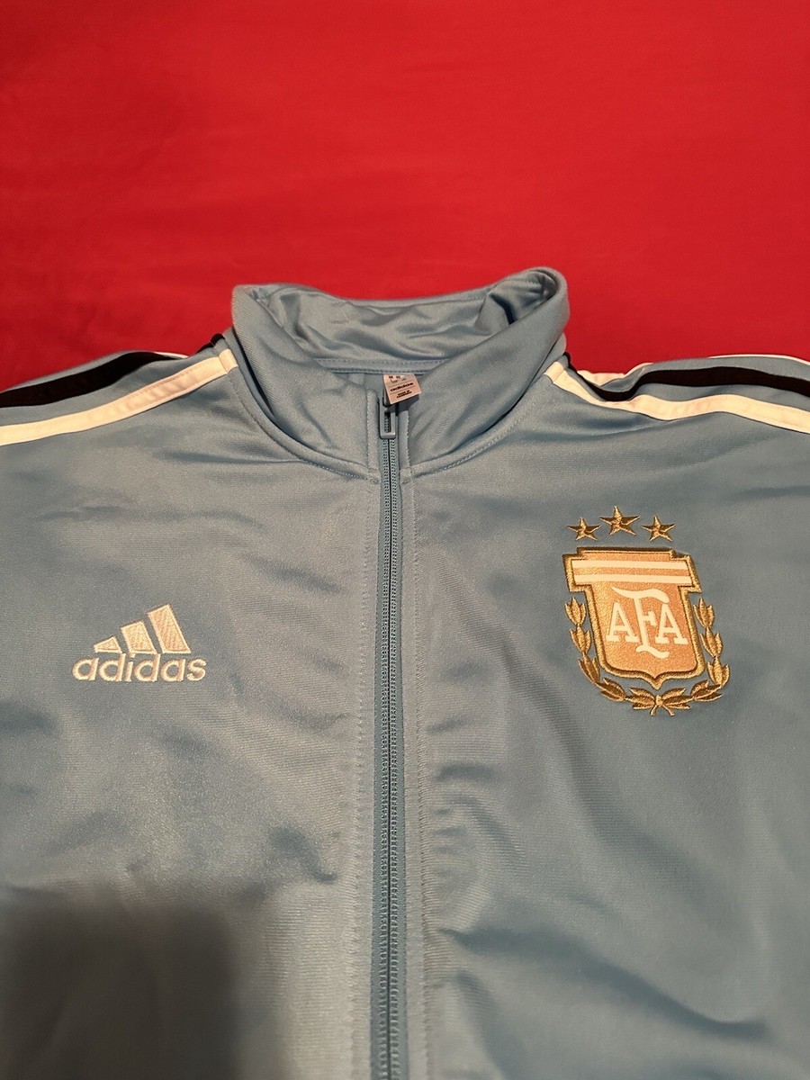 NEW 2023 Adidas Argentina Jersey 3 STAR Track Jacket Blue NEW 2023 Adidas Argentina Jersey 3 STAR Track Jacket Blue