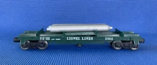 Lionel #3362 Helium Tank Unloading Car w/ (3) wood tanks (1961-1963) O gauge