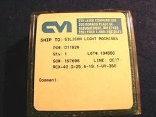 CVI Laser - RCX-40.0-25.4-19.1-UV-355 Laser Grade Rect PCX Cylind. Fused Si Lens